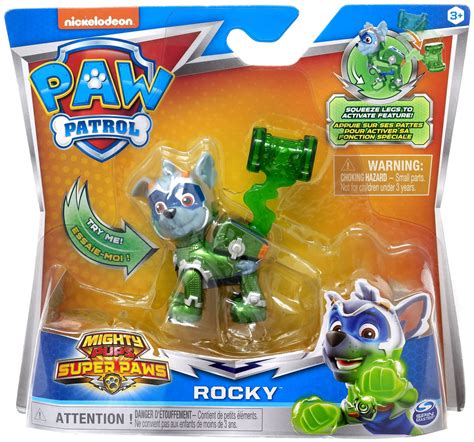 Paw Patrol Mighty Pups Super Paws Figure Rocky At Toys R Us My Xxx