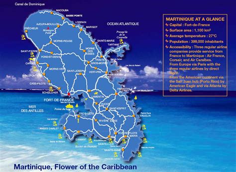 Martinique Maps Printable Maps Of Martinique For Download
