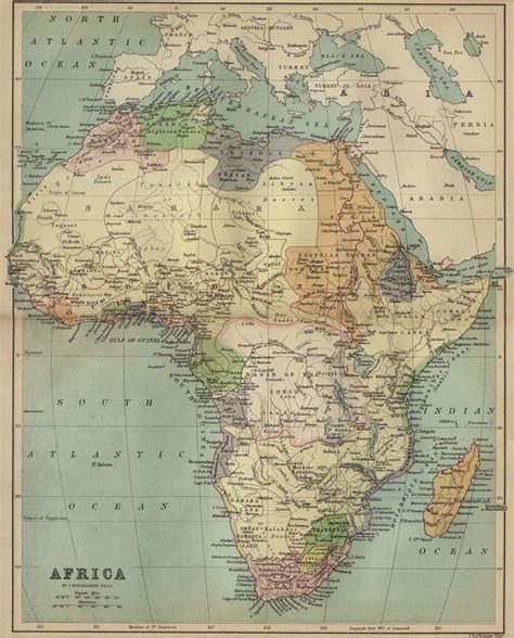 Africa Historical Maps Perry Castañeda Map Collection Ut Library Online