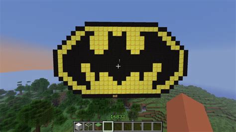Batman Sign Minecraft Project
