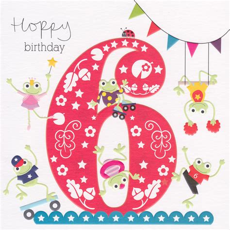 Wish You Happy Sixth Birthday Wish Birthday Birthday Wishes