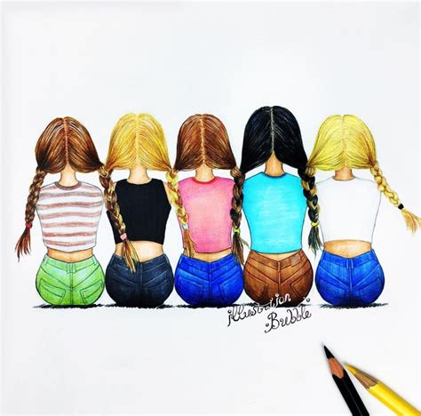 34 images about desene in creion on we heart it see more. Best friends | Bff drawings, Best friend drawings, Cute ...