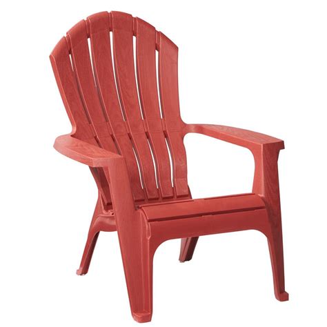 Realcomfort Brickstone Red Patio Adirondack Chair 8371 95 4300 The