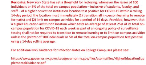 Guidelines For Safe Campus Reopening