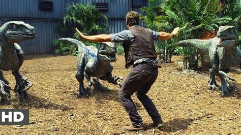 Stand Down Raptors Scene Jurassic World 2015 Movie Clip Youtube