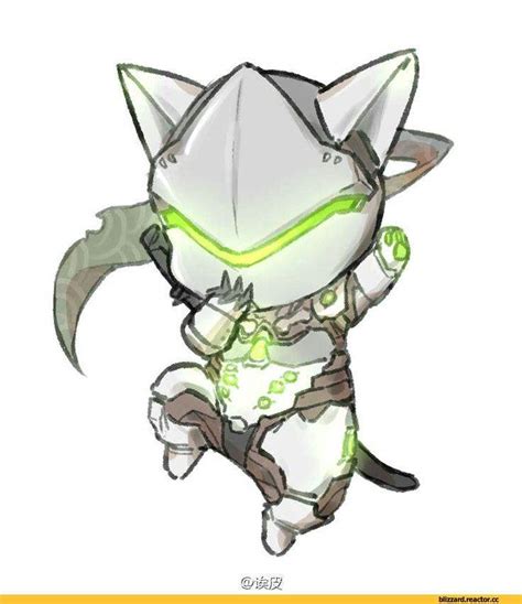 Genji Cat Wiki Overwatch Amino
