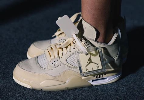 Off White X Air Jordan 4 Sp Wmns Sail Rumored To Release This Summer