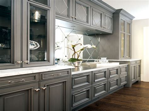 Gray Kitchen Cabinets Grey Houzz Modern Trove Interiors Falling For