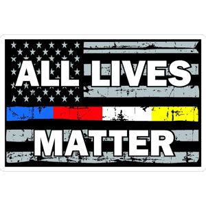 Jul 07, 2020 · like many a hipster coffee shop, it had a black lives matter sign in the window and had a fundraiser going on for the cause as well. All Lives Matter Blue Red White Yellow Line Flag - Sticker ...