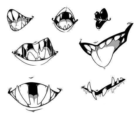 Four Types Of Mouth Shapes Art Reference