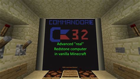Commandore 32 A Revolution In Minecraft Computers Trailer Youtube