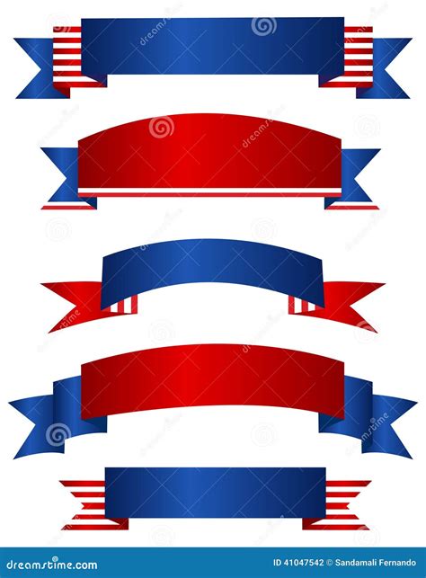 Usa Patriotic Banner Banners Stock Vector Illustration Of Banners