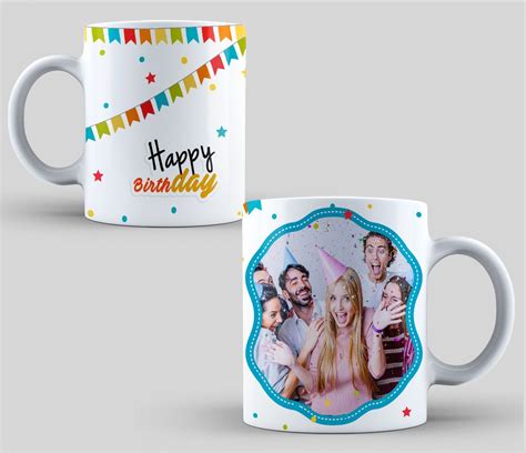 Design For Sublimation Of Mugs Happy Birthday Mugs Birthday Mug