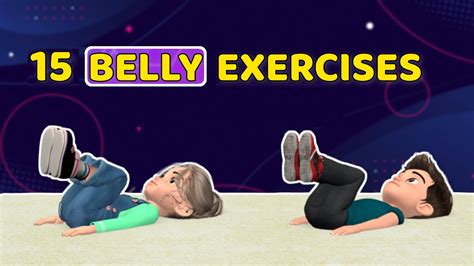 15 Simple Exercises To Lose Belly Fat Kids Workout Youtube