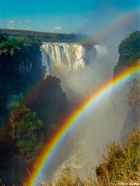 Victoria Falls Rainbow Victoria Falls Zimbabwe 1995 Steve Shames