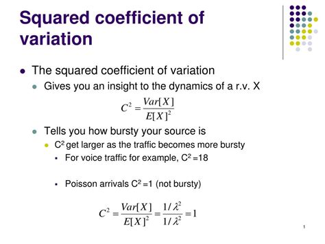 PPT - Squared coefficient of variation PowerPoint Presentation, free ...