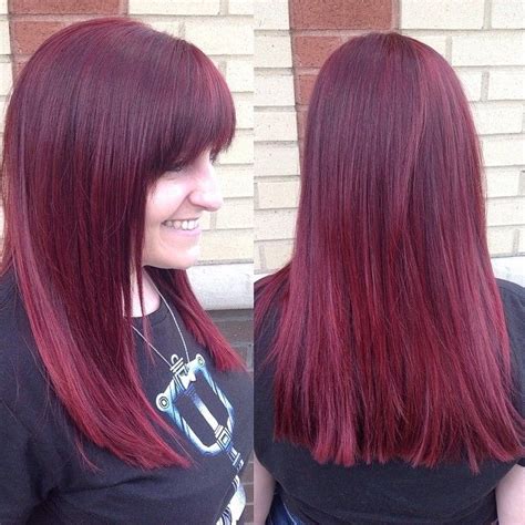 get garnet red hair color by mixing a tiny amount of ...
