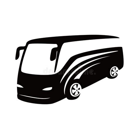 Black Bus Silhouette Design Stock Vector Illustration Of Auto School