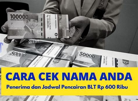 Blt Bpjs Ketenagakerjaan Tahap Sudah Cair Ini Cara Cek Nama Penerima