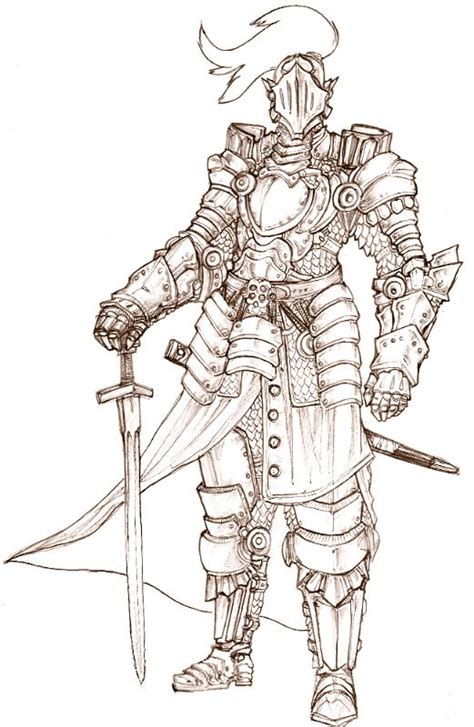 Half Plate Suit Of Armor By Art Calavera On Deviantart Armor Drawing