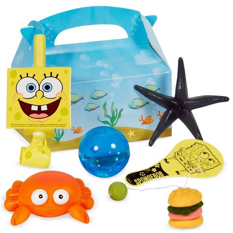Spongebob Classic Filled Party Favor Box Spongebob Squarepants Party