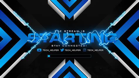 Animated Live Twitch Stream Design Package Stream Starting Soon