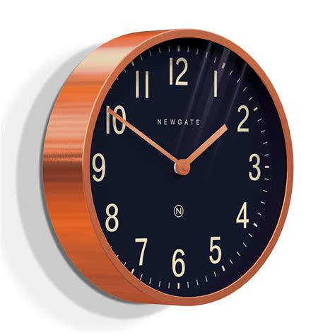 Newgate Master Edwards Clock Radial Copper Red Candy