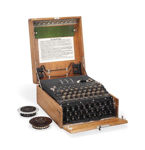 A Three Rotor Enigma Cipher Machine Circa 1939 Christies