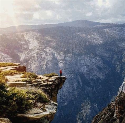 Taft Point Yosemite National Park California Not A Place To Be If