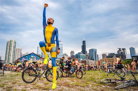 Take A Look At Photos From World Naked Bike Ride Chicago 2019 3802