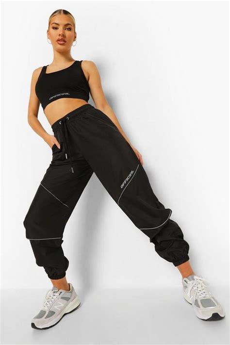 Waterproof Oversized Joggers Boohoo