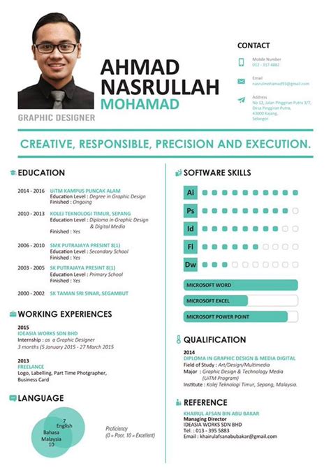 Ini bisa menjadi nilai tambahan untuk kamu yang fresh graduate atau yang belum memiliki pengalaman. Curriculum Vitae Contoh Cv Fresh Graduate Malaysia