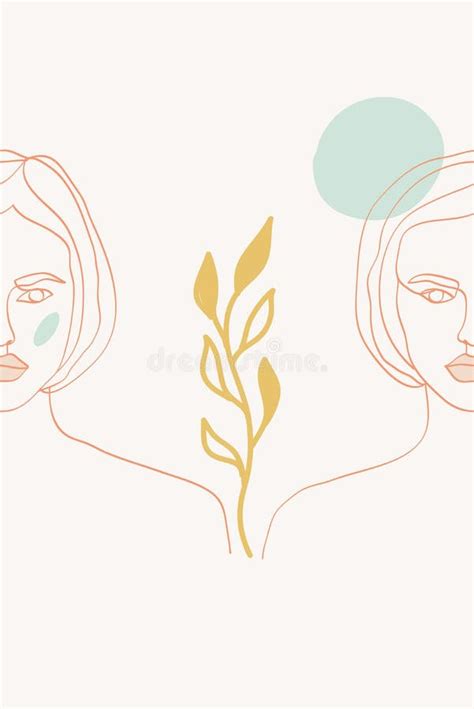 Nude Sketch Set Vector Memphis Background Stock Vector Illustration