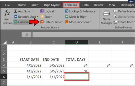 Cómo calcular los días entre dos fechas en Excel All Things Windows