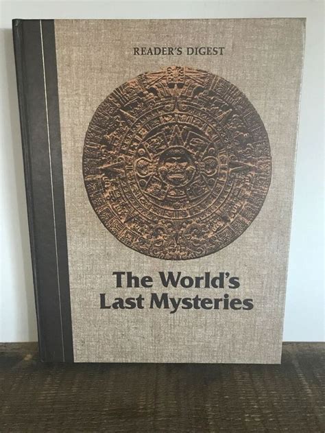 The Worlds Last Mysteries By Readers Digest Hardcover Readers