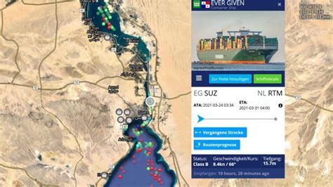 Discover the vessel's particulars get the details of the current voyage of ever given including position, port calls, destination, eta. Ever Given im Sueskanal: Containerschiff trifft ...