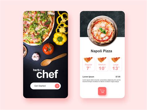 The ordering.app will allow customers to order right from your website, google search, google maps and more. UI Design for Food Ordering App Screens on Behance