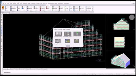 Edit 3d Scaffolding Modules With Pon Cad Software 3d V18 2017 Youtube