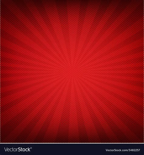 Red Burst Poster Royalty Free Vector Image Vectorstock
