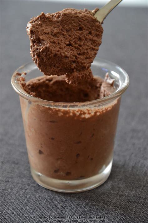 Mousse au chocolat legere companion