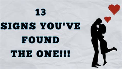 13 Signs Youve Found The One Youtube