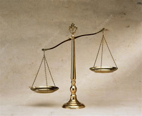 Brass Weighing Scales Stock Image H3050151 Science Photo Library