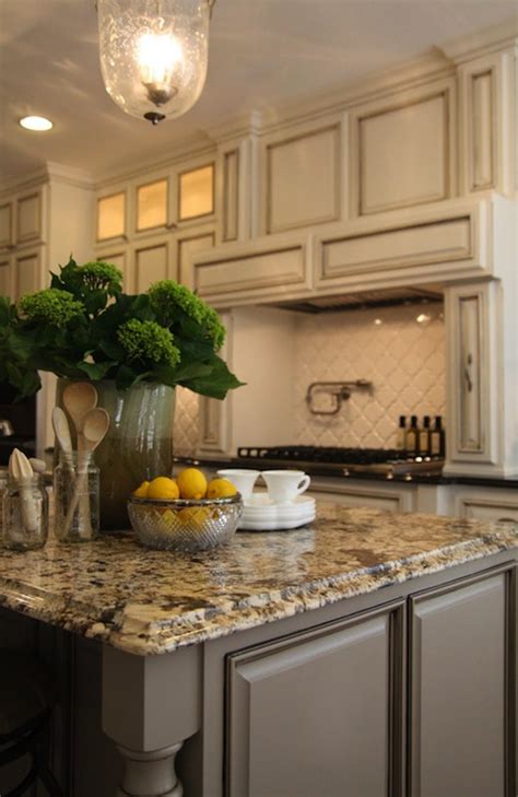 Select from premium speckled countertop of the highest quality. Gold Granite Countertops - Transitional - kitchen - M. E ...