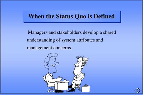 What Status Quo Mean