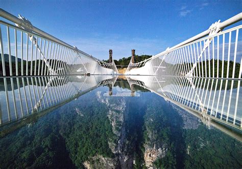 Glass Bridge Inhabitat Green Design Innovation Architecture