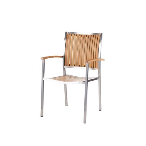 New listing60er vintage esszimmer teak stuhl midcentury schichtholz stapelstuhl loft 1/3. Garten Dining Stuhl I Teak Edelstahl | Wohneinmal.de