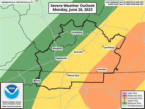 Nws Blacksburg On Twitter The Severe Threat Has Expanded And