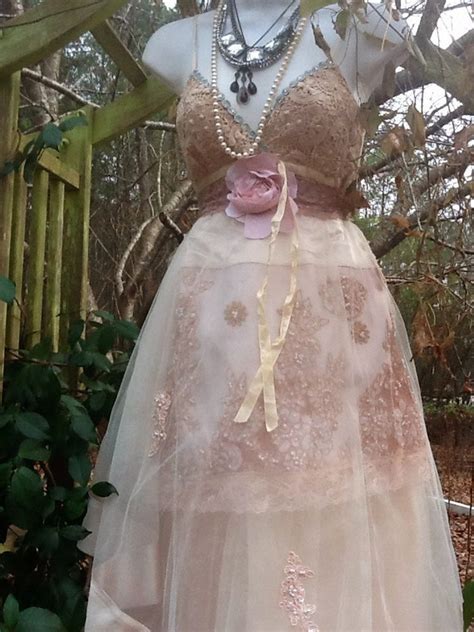 Blush Tulle Dress Lace Romantic Wedding Fairytale Beading