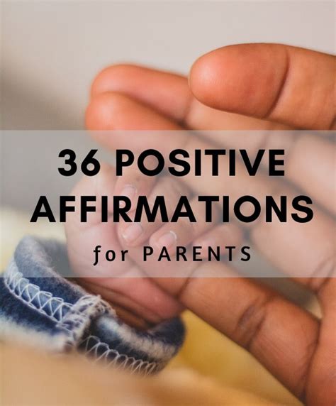 36 Positive Affirmations For Parents Visioning Chris