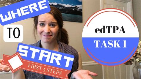 First 5 Steps To Begin Edtpa Task 1 Edtpa The Easy Way Youtube